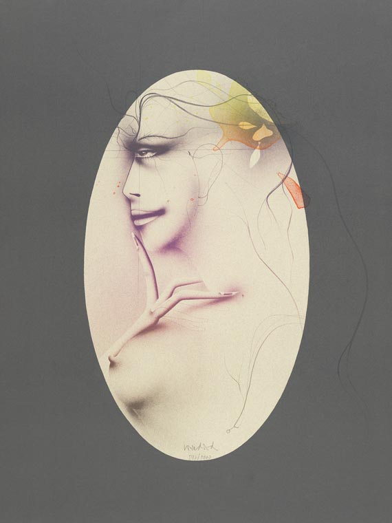Paul Wunderlich - Farblithografie