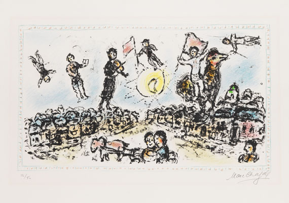 Marc Chagall - Farblithografie