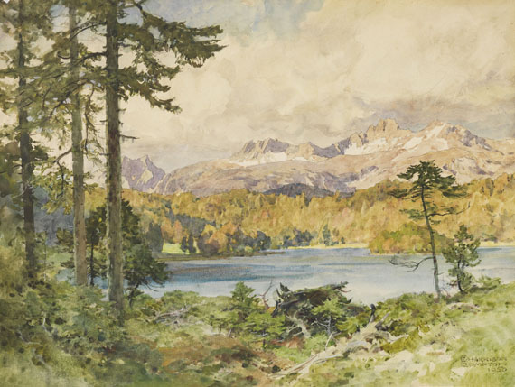 Edward Harrison Compton - Aquarell