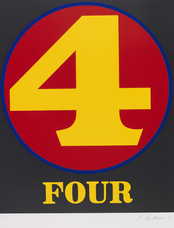 Robert Indiana - Farbserigrafie