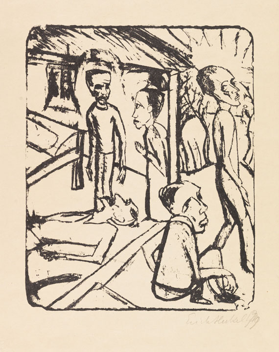 Erich Heckel - Lithografie