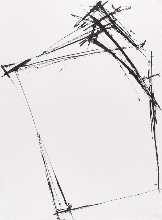 Erich Reusch - Acryl auf Papier
