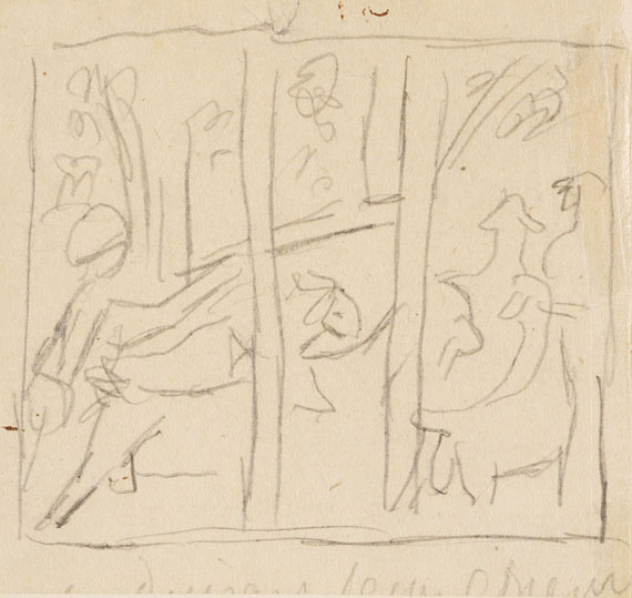 Aristide Maillol - Bleistift