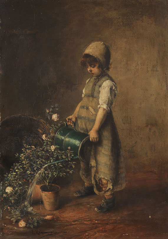 Emil Keyser - Öl auf Leinwand