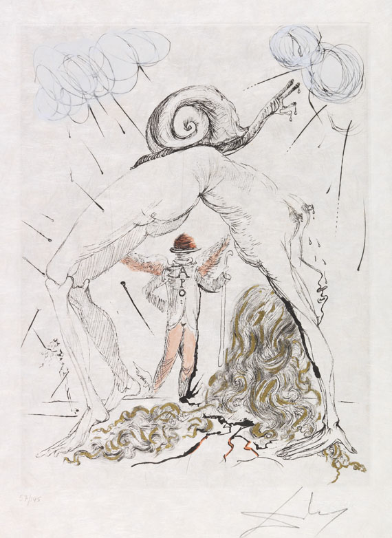 Salvador Dalí - Radierung