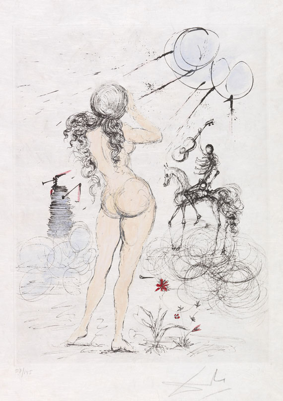 Salvador Dalí - Radierung