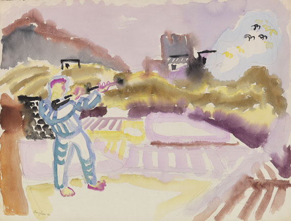 Eduard Bargheer - Aquarell