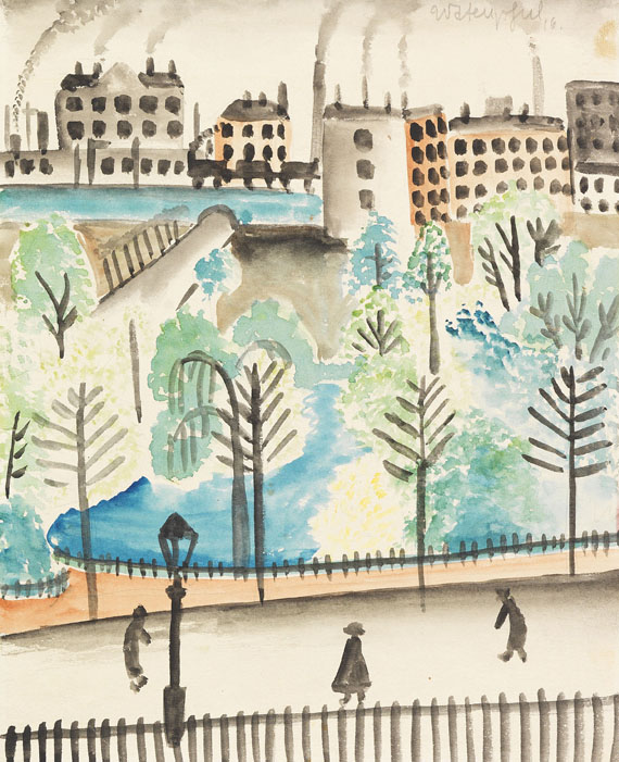 Max Peiffer Watenphul - Aquarell