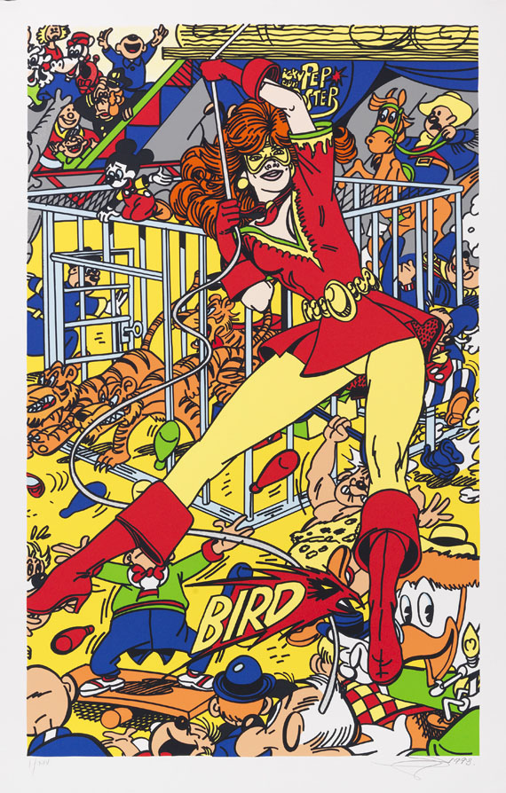 (d. i. Gudmundur Gudmundson) Erró - Farbserigrafie