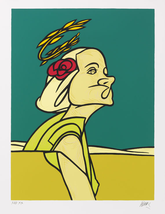 Valerio Adami - Farbserigrafie
