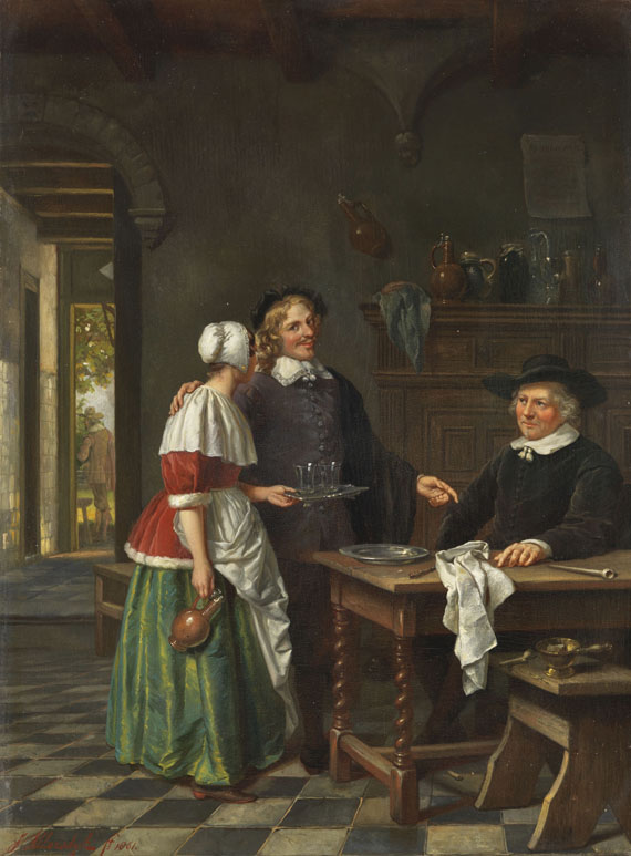 Jacob Akkersdijk - Öl auf Holz