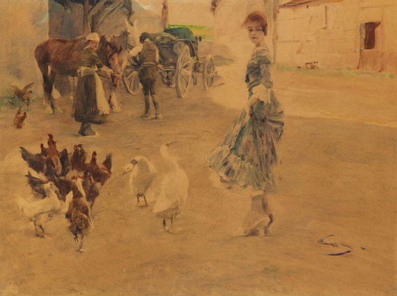 Wilhelm Schreuer - Öl auf Malpappe