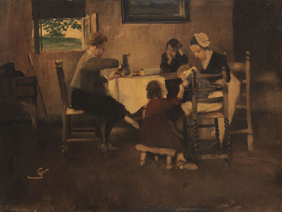 Wilhelm Schreuer - Öl auf Malpappe