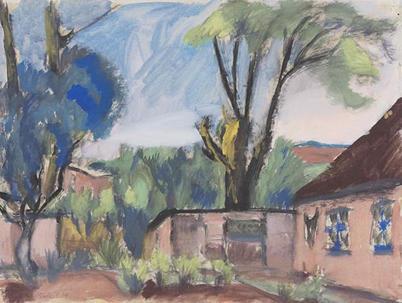 Erich Heckel - Gouache