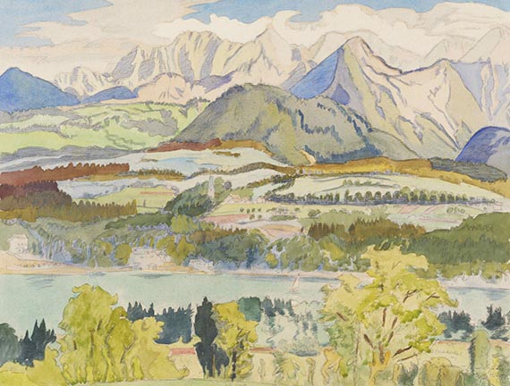 Erich Heckel - Aquarell