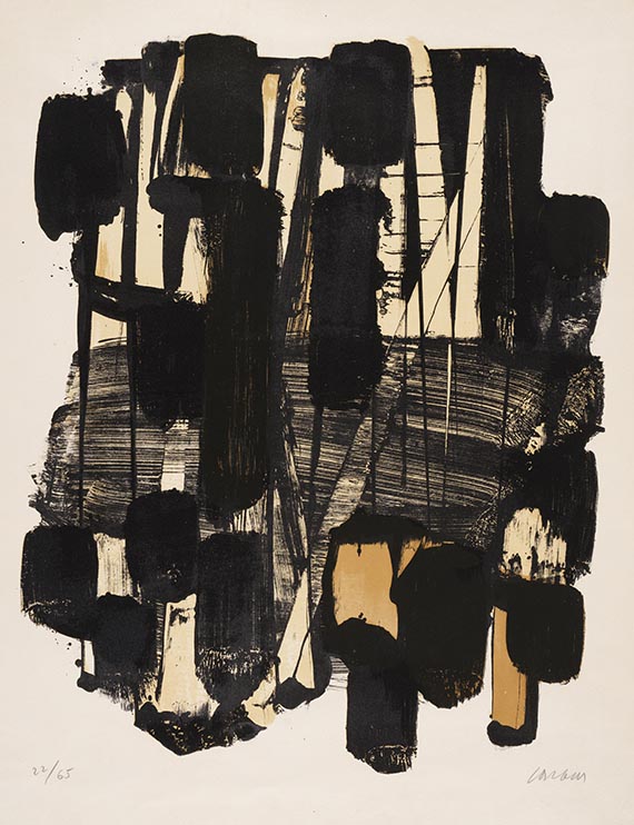 Pierre Soulages - Farblithografie