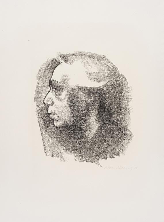 Käthe Kollwitz - Kreidelithografie