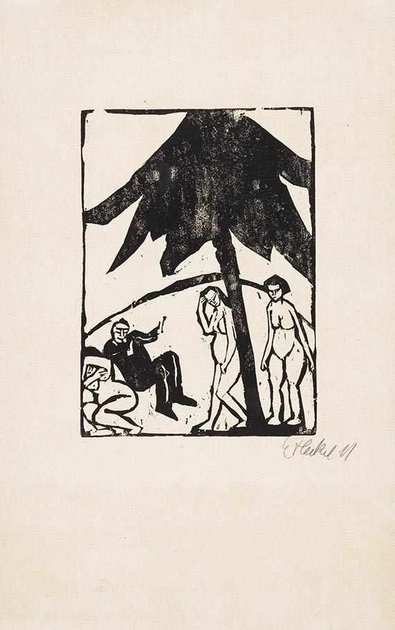Erich Heckel - Holzschnitt