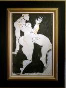 Rastorfer, Hermann - Gouache auf Karton