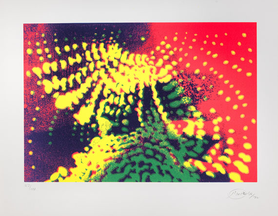 Otto Piene - Farbserigrafie