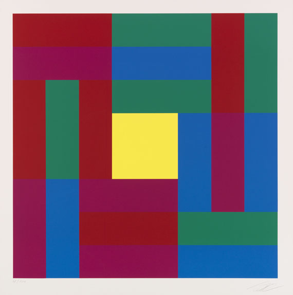 Richard Paul Lohse - Farbserigrafie