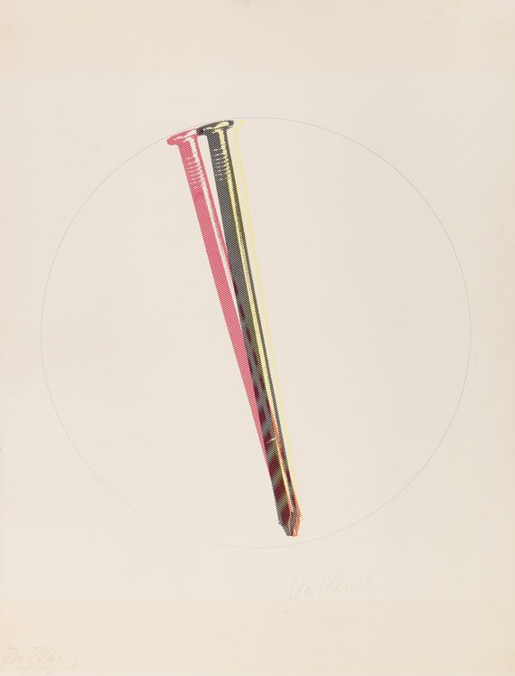 Günther Uecker - Farbserigrafie