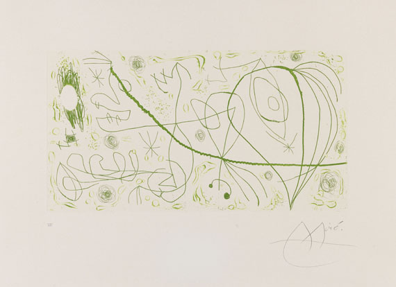 Joan Miró - Farbradierung