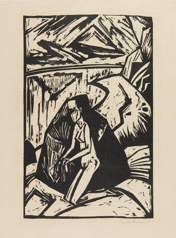 Erich Heckel - Holzschnitt