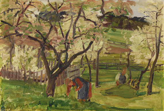 Arnold Balwé - Öl auf Hartfaserplatte