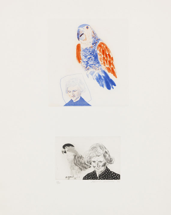 David Hockney - Farbaquatinta