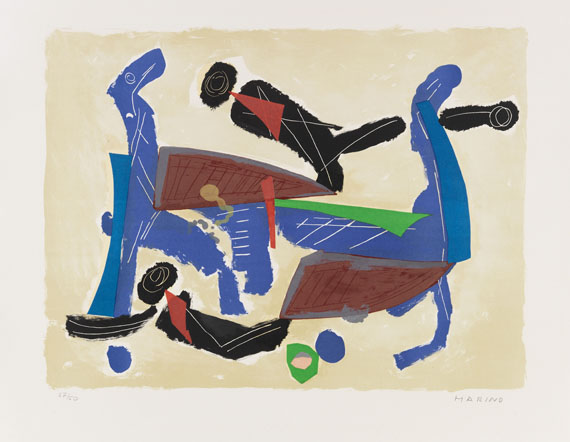 Marino Marini - Farblithografie