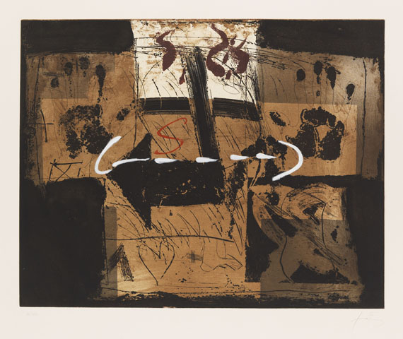Antoni Tapies - Aquatintaradierung