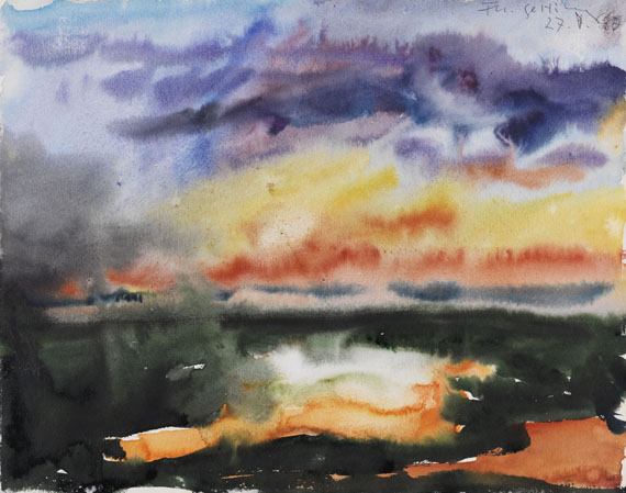 Klaus Fußmann - Aquarell