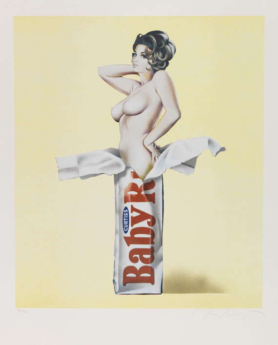Mel Ramos - Farblithografie
