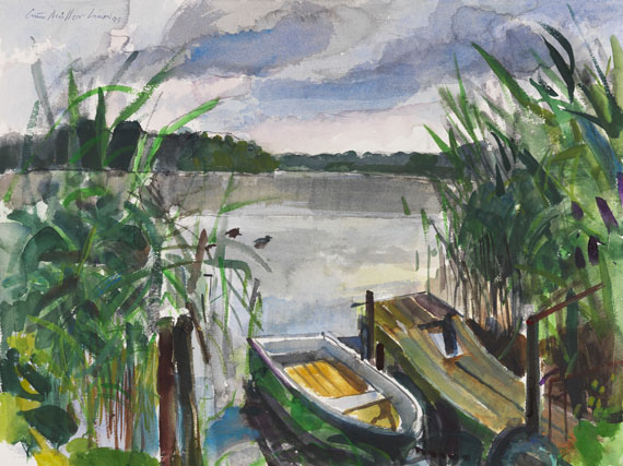Bruno Müller-Linow - Aquarell