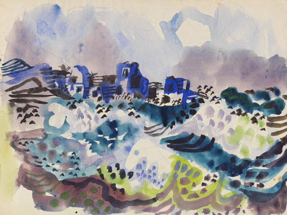 Eduard Bargheer - Aquarell