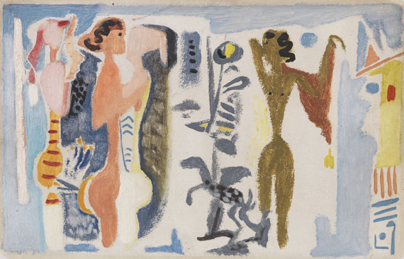 Max Ackermann - Tempera