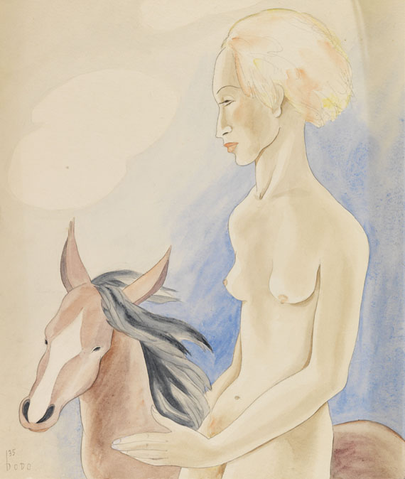 Dodo (d. i. Dörte Clara Wolff) - Aquarell