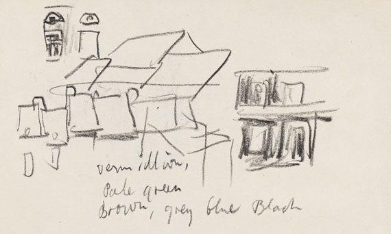 Lyonel Feininger - Bleistiftzeichnung