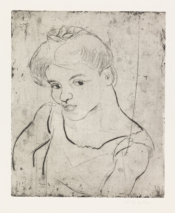 Hermann Max Pechstein - Kaltnadelradierung