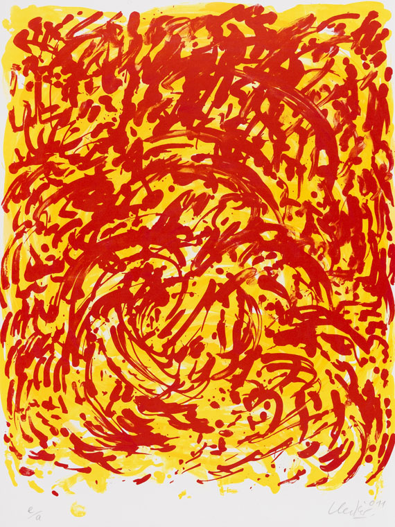 Günther Uecker - Farblithografie