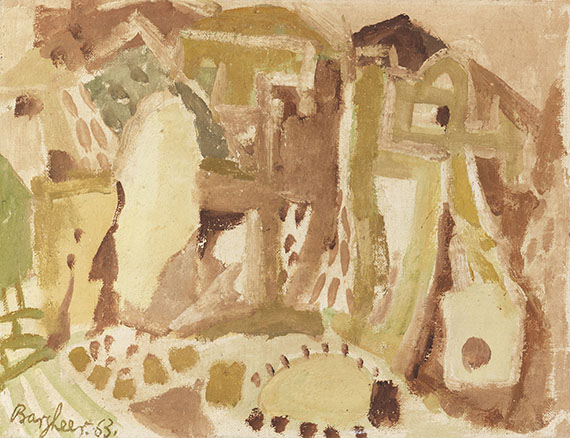 Eduard Bargheer - Öl auf Leinwand