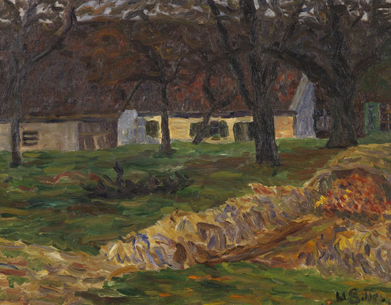 Werner Gilles - Öl auf Malpappe