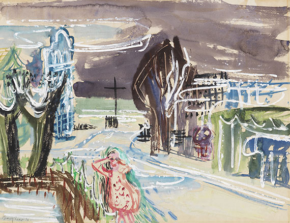 Eduard Bargheer - Aquarell