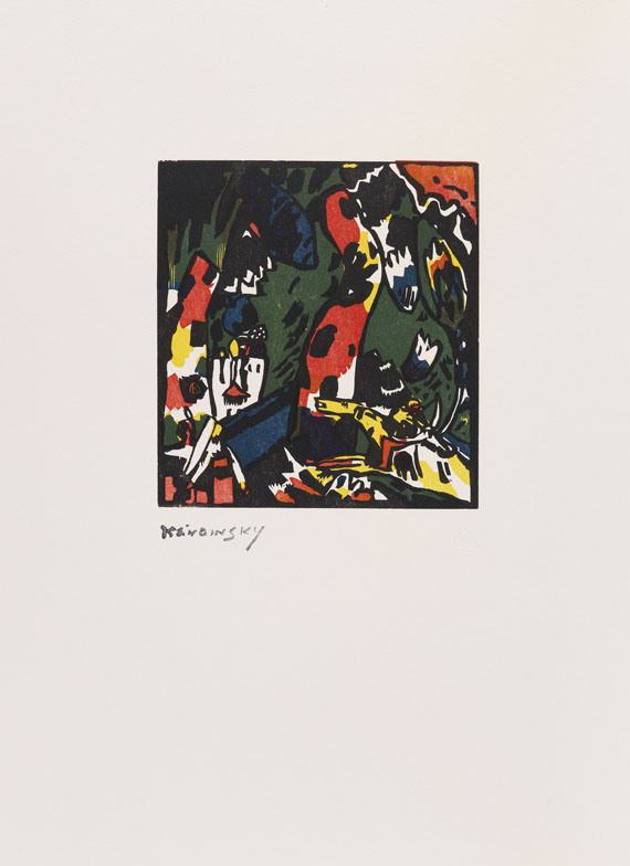 Kandinsky, Wassily - Farbholzschnitt