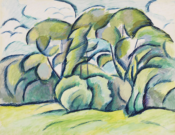 Wladimir Baranoff-Rossiné - Gouache