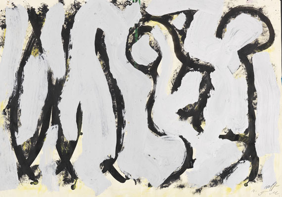 A. R. Penck (d.i. Ralf Winkler) - Gouache