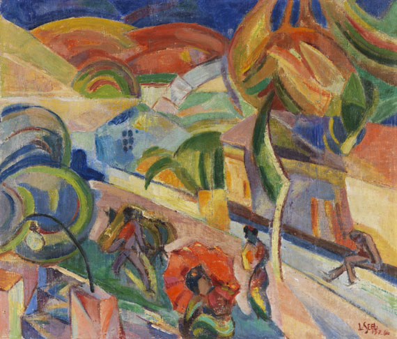 Louis Seel - Öl auf Leinwand