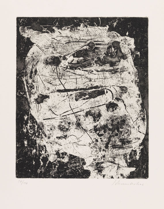 Emil Schumacher - Radierung