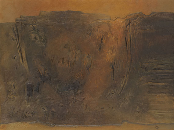 Heinz Otto Müller-Erbach - Mischtechnik auf Leinwand